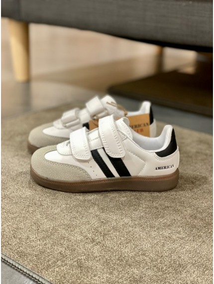 ДИТЯЧІ КРОСІВКИ AMERICAN CLUB GREY SAMBA